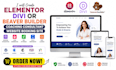 create elementor divi or beaver builder coaching consultant website booking site