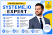 build automated systeme io sales funnel landing page systeme io course website