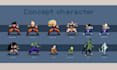 create nsfw pixel art animation pixel art character 8 bit pixel background scene
