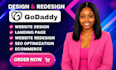 develop godaddy website design godaddy website redesign godaddy website design
