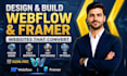 design redesign framer website figma to framer, webflow develop webflow website