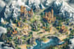 create hand drawn fantasy maps
