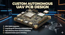 design autonomous uav pcb, gps flight controller, rf telemetry and esp32 drone