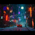 make a cyberpunk city illustrations