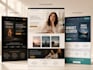 design an author website, book website, or ebook website