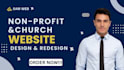 design nonprofit website, church website, ngo website, charity website for you