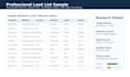 do web research and collect targeted business leads