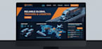 design a logistics website, trucking dispatch, freight broker, and cargo website