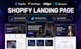 design or clone shopify landing page using replo, pagefly, gempages