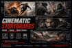 create action packed storyboard sequences for movies and trailers