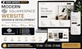 build modern squarespace website design and development