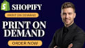 create shopify print on demand pod store with printify, printful or gelato