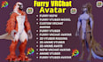 make custom vtuber avatar, vrchat anime model, furry vrm, nsfw rigging, vseeface
