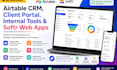 build your airtable database airtabe automation and client portal