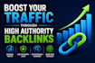 increase your website traffic with high quality backlinks