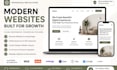 design a modern responsive website using wix duda strikingly or carrd