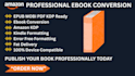 do ebook conversion PDF to epub kindle and KDP formatting