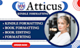 atticus formatting, book formatiing, atticus kindle formatting, atticus