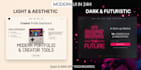 design a modern web site or mini app with UI UX premium