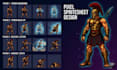 create pixel sprite sheet pixel art godot