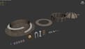 optimized game ready 3d props, 3d assets pbr texturing, low poly uefn5