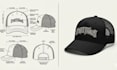 design cap tech pack hat sketch trucker hat and headwear spec sheet for brands