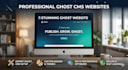ghost cms website ghost themes setup ghost newsletters ghost cms website clone