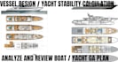 create vessel design, ga drawing and stability calculation