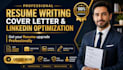 write ats optimized resume CV and cover letter