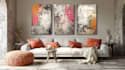 create modern abstract digital art paintings