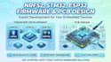 develop nrf52, stm32, esp32 firmware and pcb design