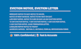 draft eviction notice, tenancy agreement, and legal demand letter