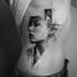 custom an abstract black tattoo design