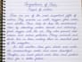 write neat handwritten notes and assignments