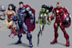 draw superhero comic illustration