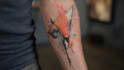 custom an abstract black tattoo design