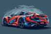 design modern car van and truck wrap graphics