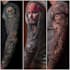 draw a attractive tattoo sleeve art