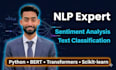 build nlp and sentiment analysis models in python
