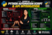 write custom python automation script and API integration