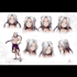 design a professional anime character sheet