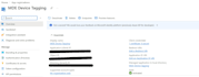 set up automatic tagging based on users department for defender for endpoint