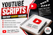 write viral facts youtube shorts scripts