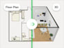 convert 2d floor plan to 3d floor plan rendering sketchup autocad design