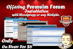 install phpbb forum and customize it