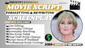 give script notes proofread and format your script rewrite screenplay, tv pilot