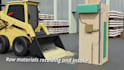 create 3d industrial factory assembly line and manufacturing animation