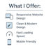 build a modern responsive website