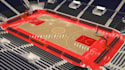 recreate basketball arena 3d visualization, sport facility ,indoor layout,render