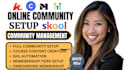 do skool community setup skool course creation online community managerate